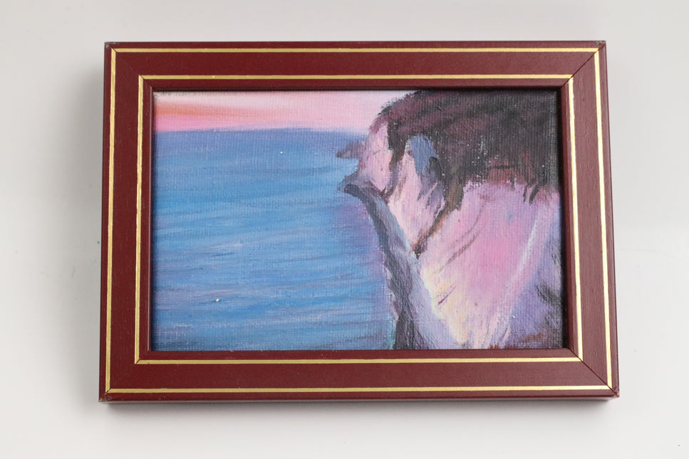 Handgeschilderd Schilderij 'De Kust'