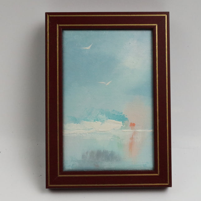 Handgeschilderd Schilderij 'De Kust'