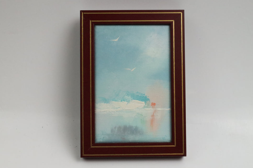 Handgeschilderd Schilderij 'De Kust'