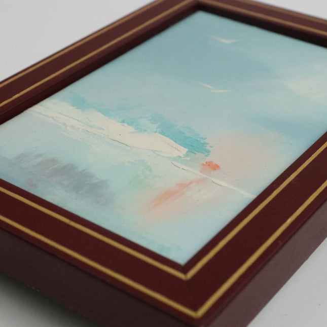 Handgeschilderd Schilderij 'De Kust'