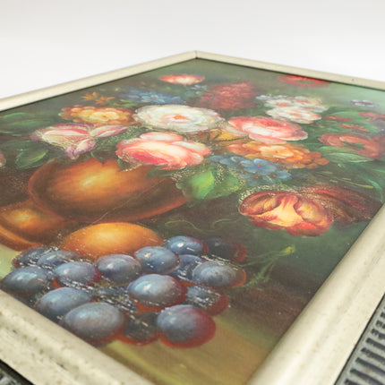 Handgeschilderd Schilderij 'Kleurrijke Bloemen'