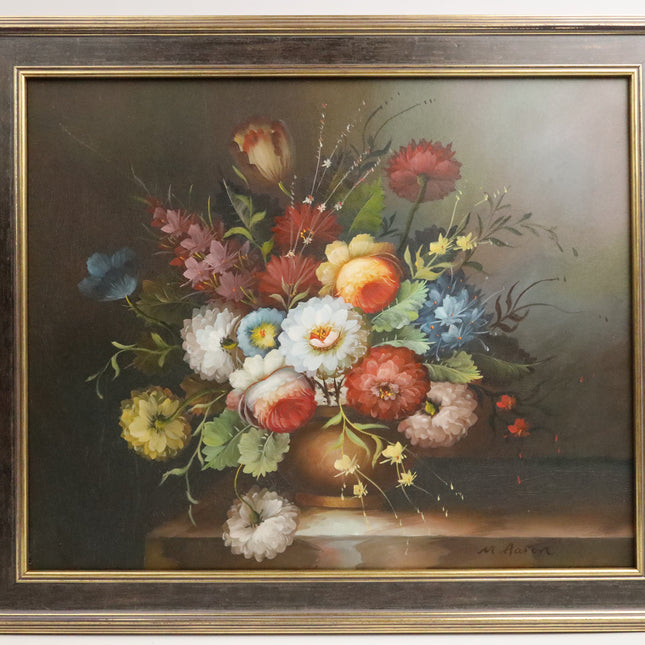Handgeschilderd Schilderij 'Kleurrijke Bloemen'