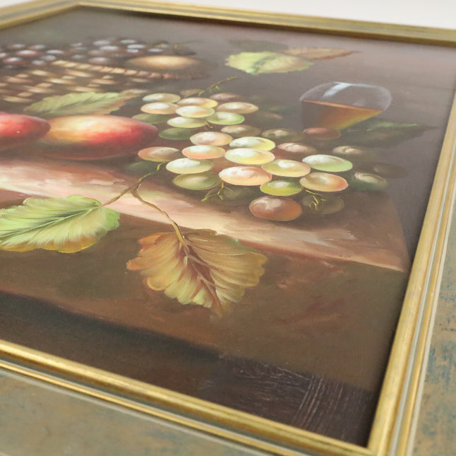 Handgeschilderd Schilderij 'Fruitmandje'