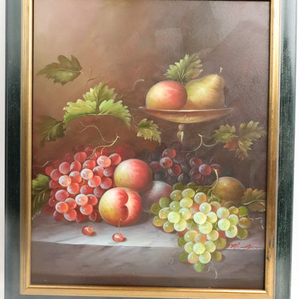 Handgeschilderd Schilderij 'Tafel met Fruit'