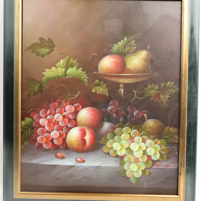 Handgeschilderd Schilderij 'Tafel met Fruit'