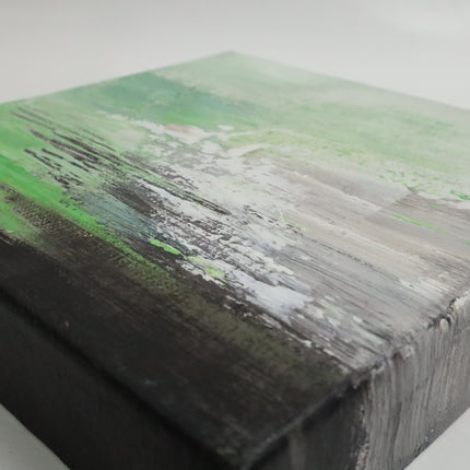 Handgeschilderd Schilderij 'Groene Horizon'
