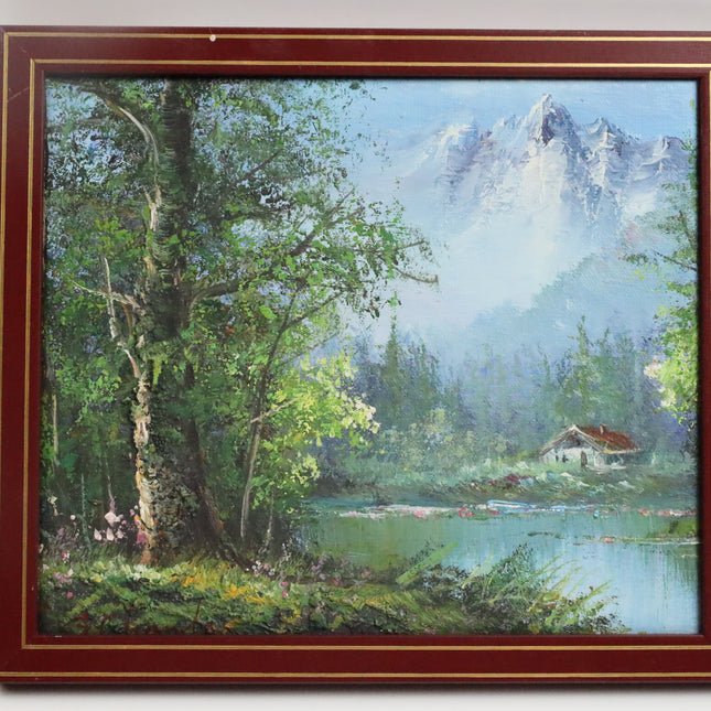 Handgeschilderd Schilderij 'Vallei'