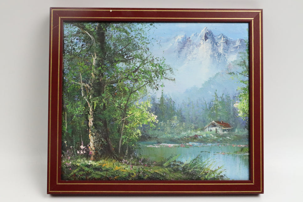 Handgeschilderd Schilderij 'Vallei'