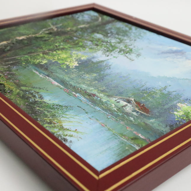 Handgeschilderd Schilderij 'Vallei'
