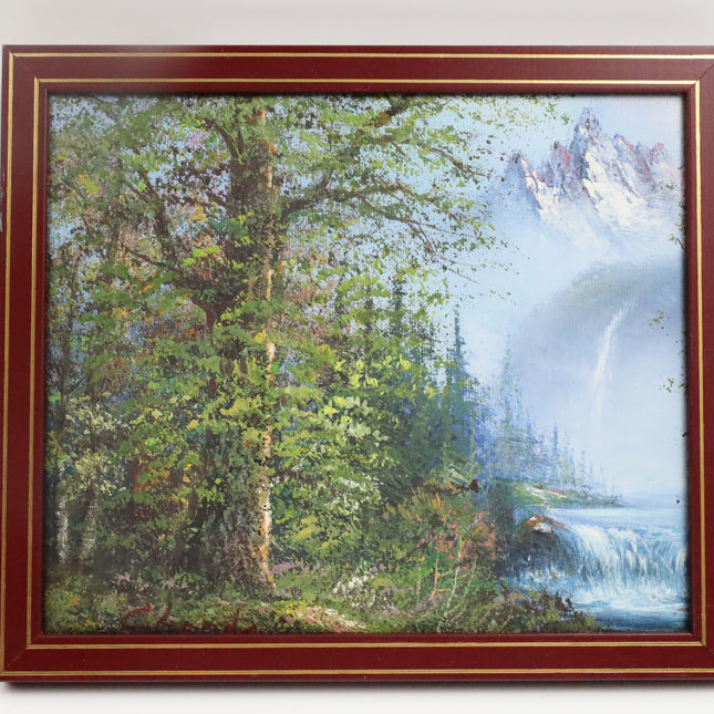 Handgeschilderd Schilderij 'Waterval'