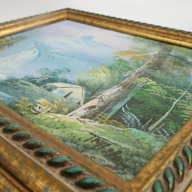 Handgeschilderd Schilderij 'Waterfall'