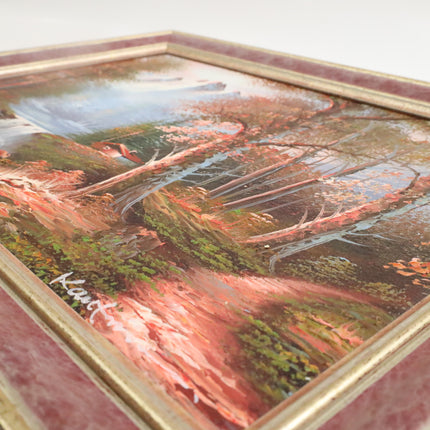 Handgeschilderd Schilderij 'Uitzicht'