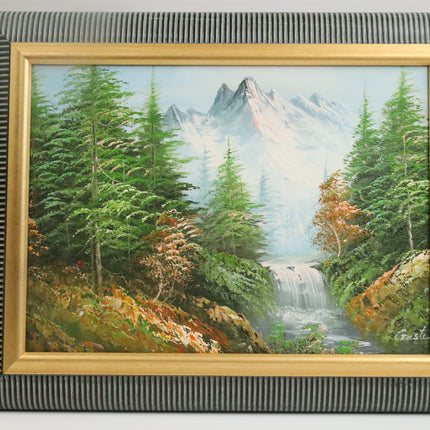 Handgeschilderd Schilderij 'Bergen'