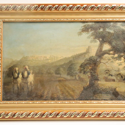 Handgeschilderd Schilderij 'Omgeploegd Veld'