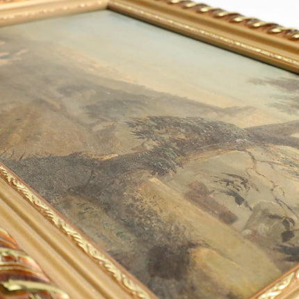 Handgeschilderd Schilderij 'Omgeploegd Veld'