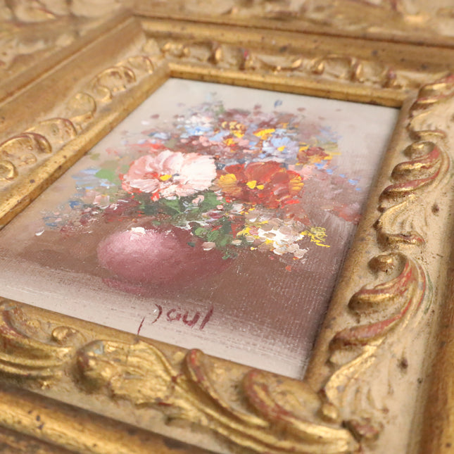 Handgeschilderd Schilderij 'Bloemenportret'