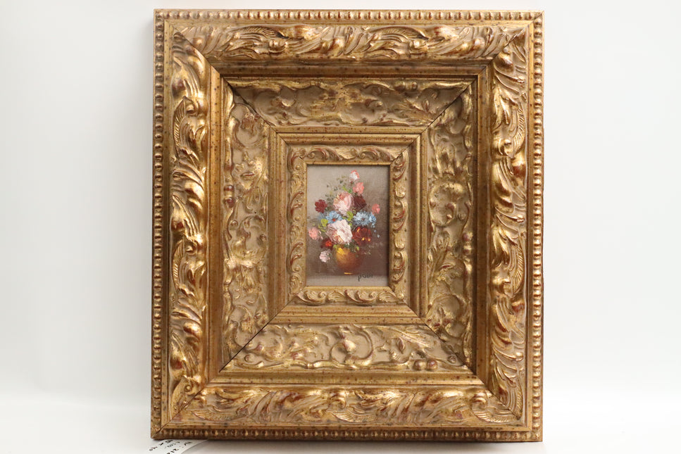 Handgeschilderd Schilderij 'Bloemenvaas'