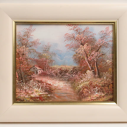 Handgeschilderd Schilderij 'Bos in de lente'