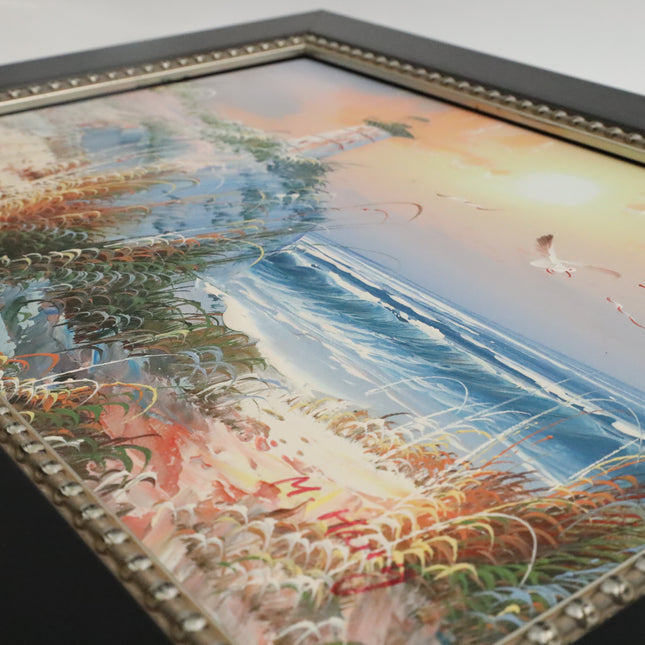 Handgeschilderd Schilderij 'Kust'