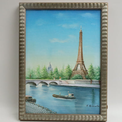 Handgeschilderd Schilderij 'Eiffeltoren'