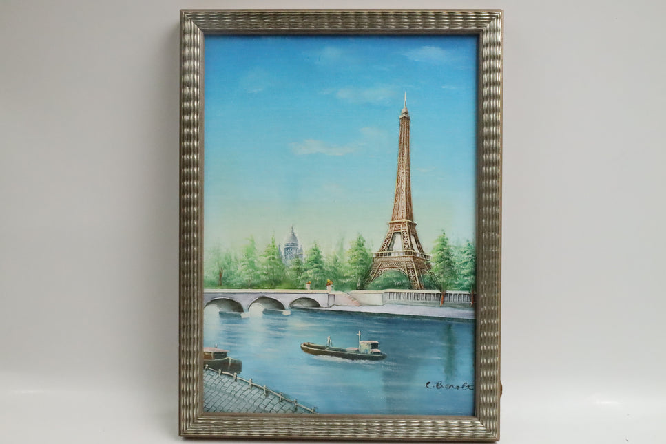 Handgeschilderd Schilderij 'Eiffeltoren'