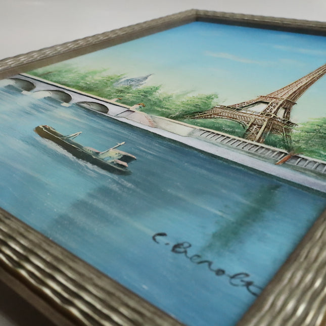 Handgeschilderd Schilderij 'Eiffeltoren'