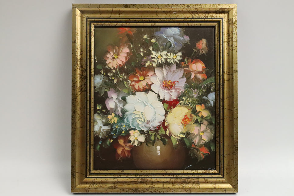 Handgeschilderd Schilderij 'Portret Bloemenvaas'