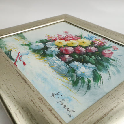 Handgeschilderd Schilderij 'Bloemen Boeket'