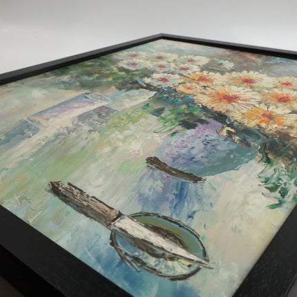 Handgeschilderd Schilderij 'Bloemen'
