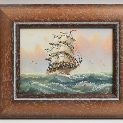 Handgeschilderd Schilderij 'Zeilschip'