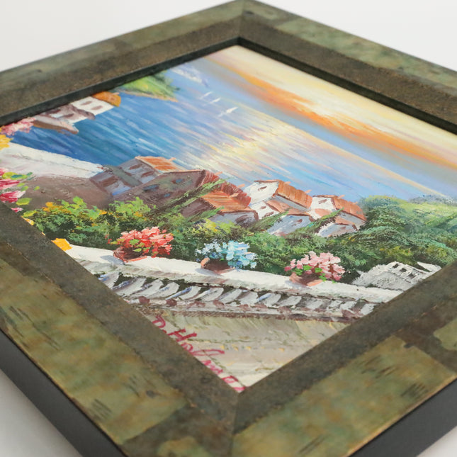 Handgeschilderd Schilderij 'Zonsondergang'