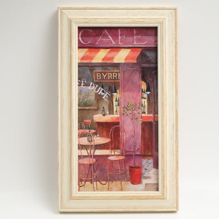 Poster achter Glas 'Café'