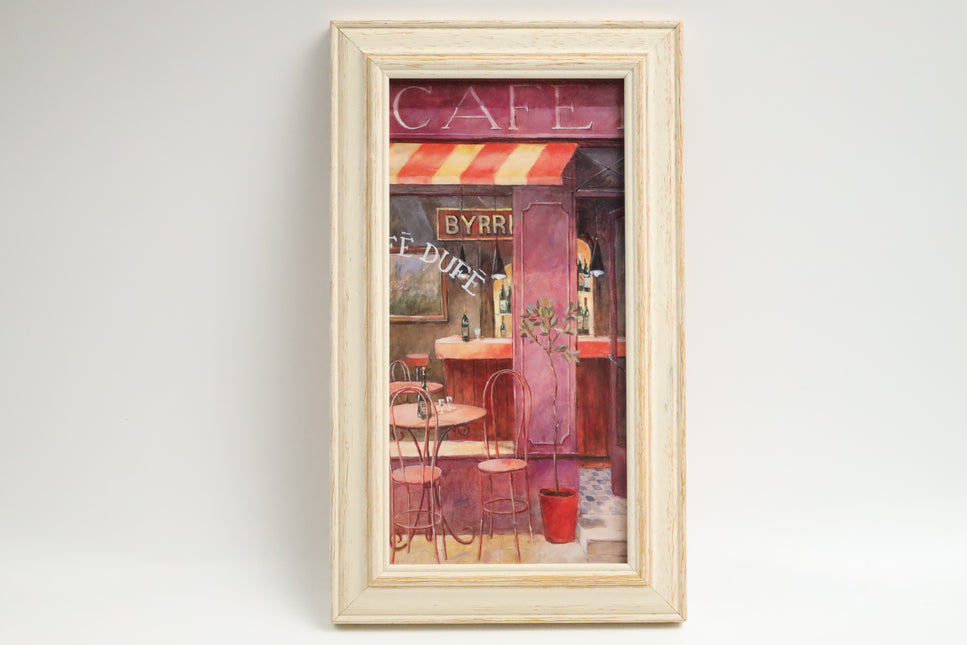 Poster achter Glas 'Café'