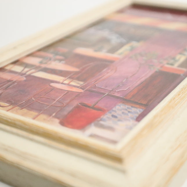 Poster achter Glas 'Café'