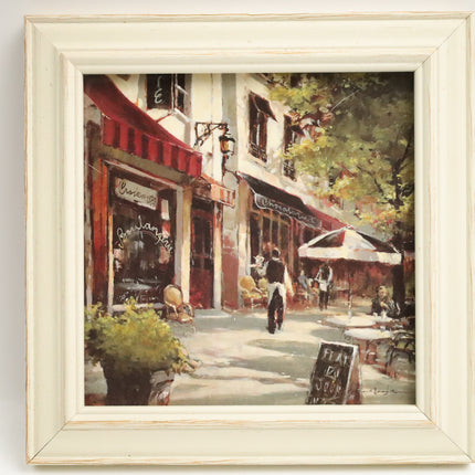 Poster achter glas 'Terras'