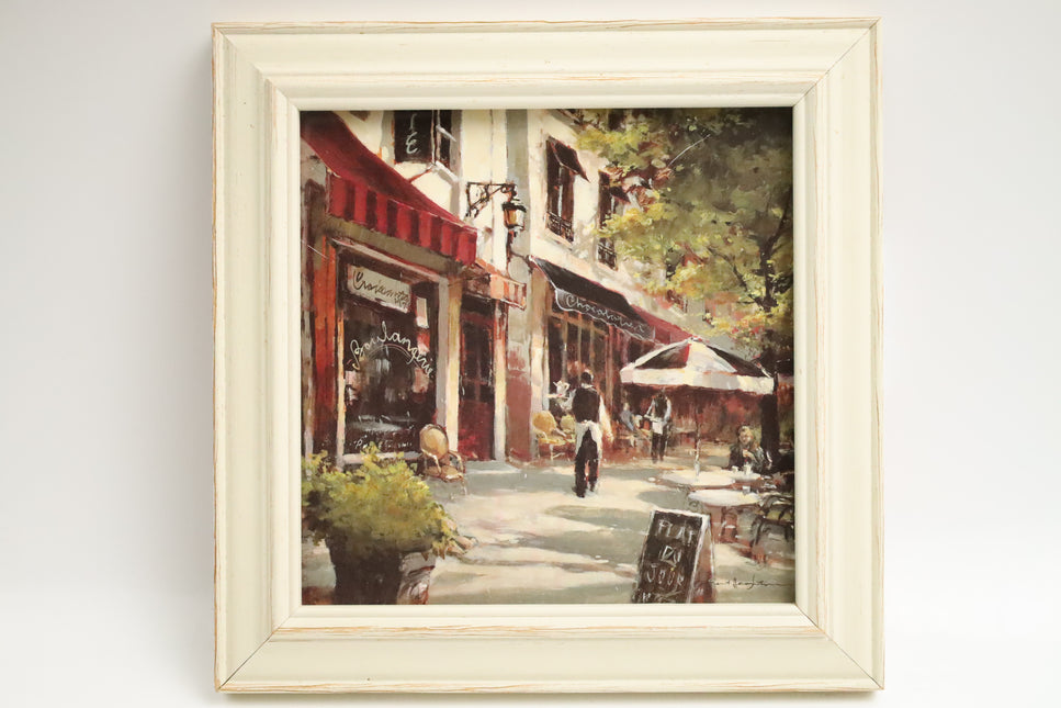 Poster achter glas 'Terras'