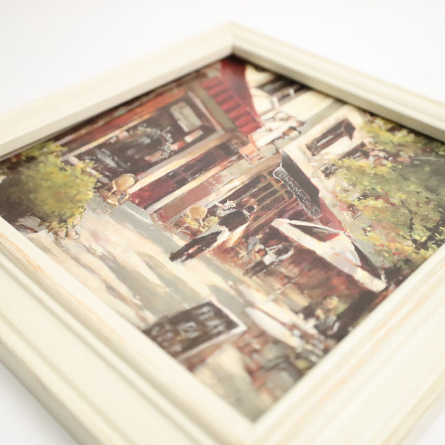 Poster achter glas 'Terras'