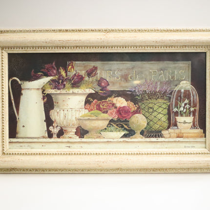 Poster achter glas 'Fleurs de Paris'