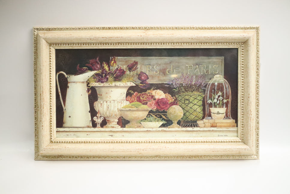 Poster achter glas 'Fleurs de Paris'