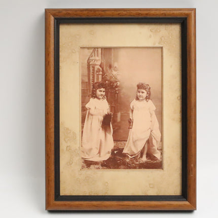 Poster achter glas 'Zusjes'