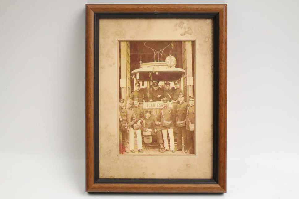 Poster achter glas 'Tram'