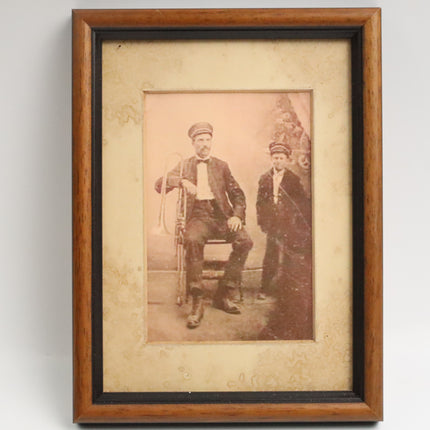 Poster achter glas 'Oude foto'