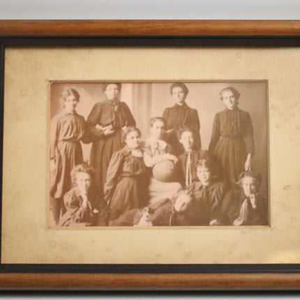 Poster achter glas 'Familiefoto'