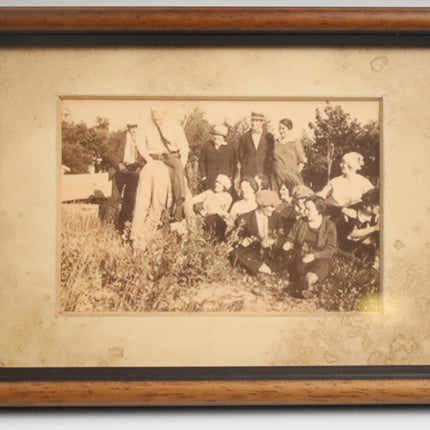 Poster achter glas 'Oude foto'