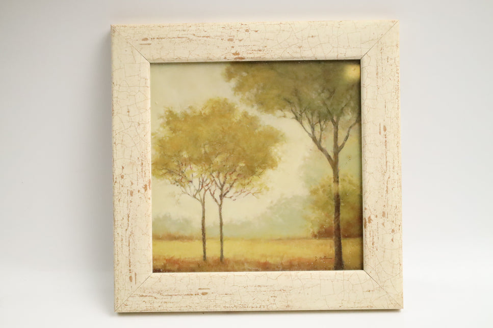 Poster achter glas 'Bomen'