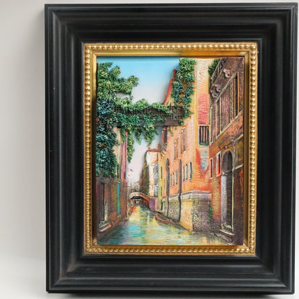 3D schilderij 'Gracht'