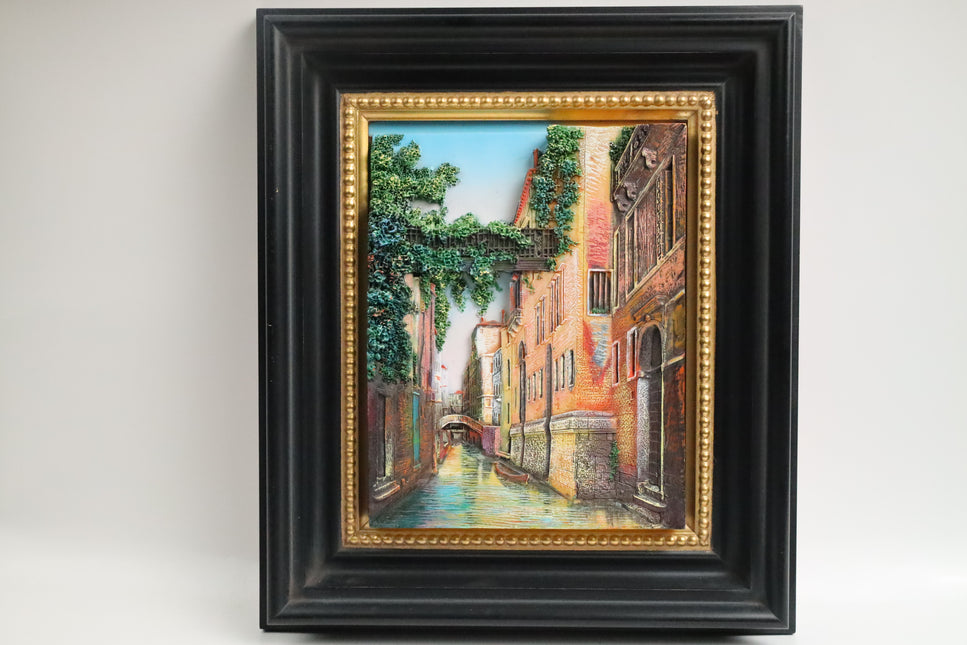 3D schilderij 'Gracht'