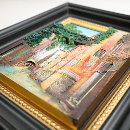 3D schilderij 'Gracht'