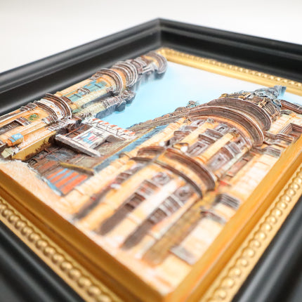 3D schilderij 'Stad'