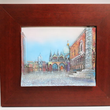 3D schilderij 'Binnenstad'